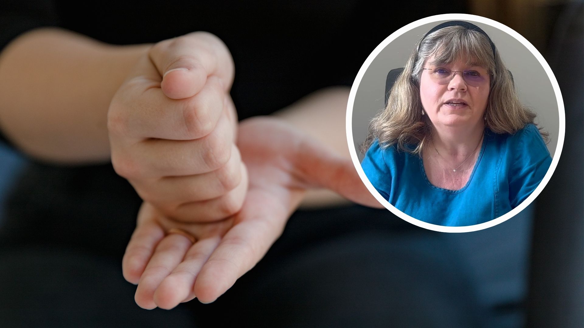 Lucy Buxton of the Manx Deaf Society