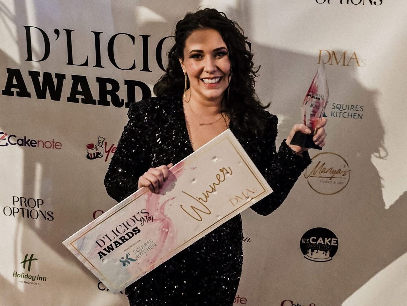 Aimee Ford with her DMA award.